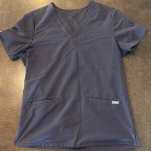 FIGS Charcoal Casma Scrub Top